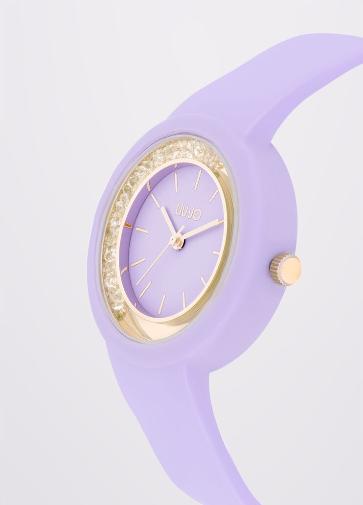 Lilac silicone watch purple Liu Jo - large image number 2