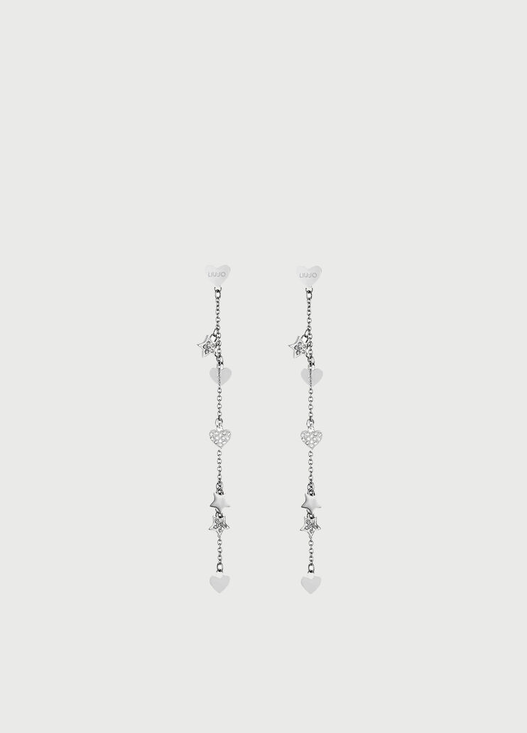 Boucles d'oreilles avec charm Acier Liu Jo - large image number 1