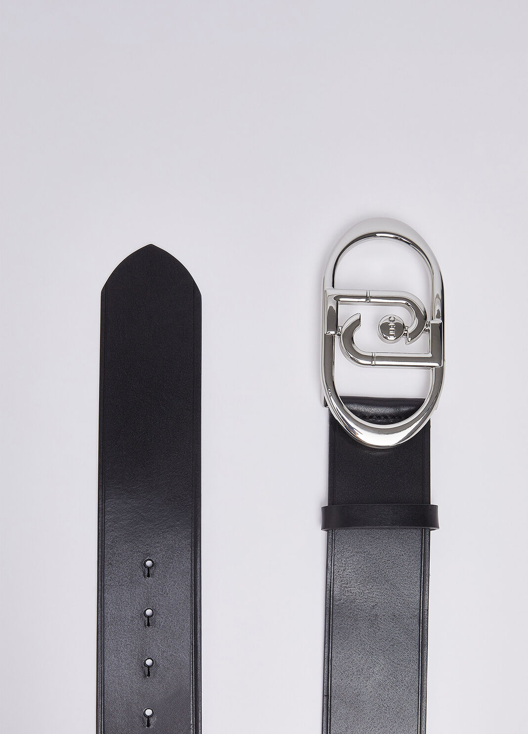 Ceinture Bustier en Cuir noir et argent Liu Jo - large image number 4