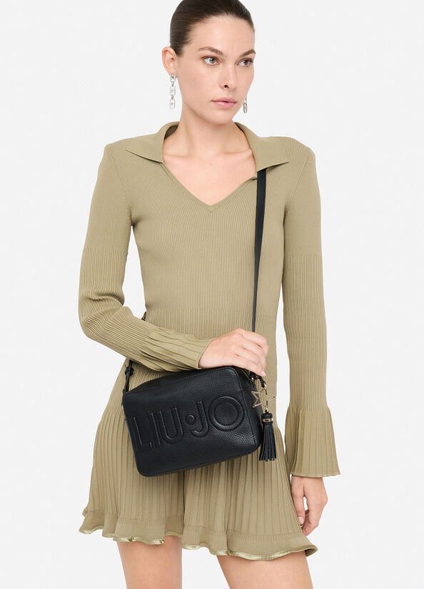 Crossbody bag with charm black Liu Jo - large image number 0