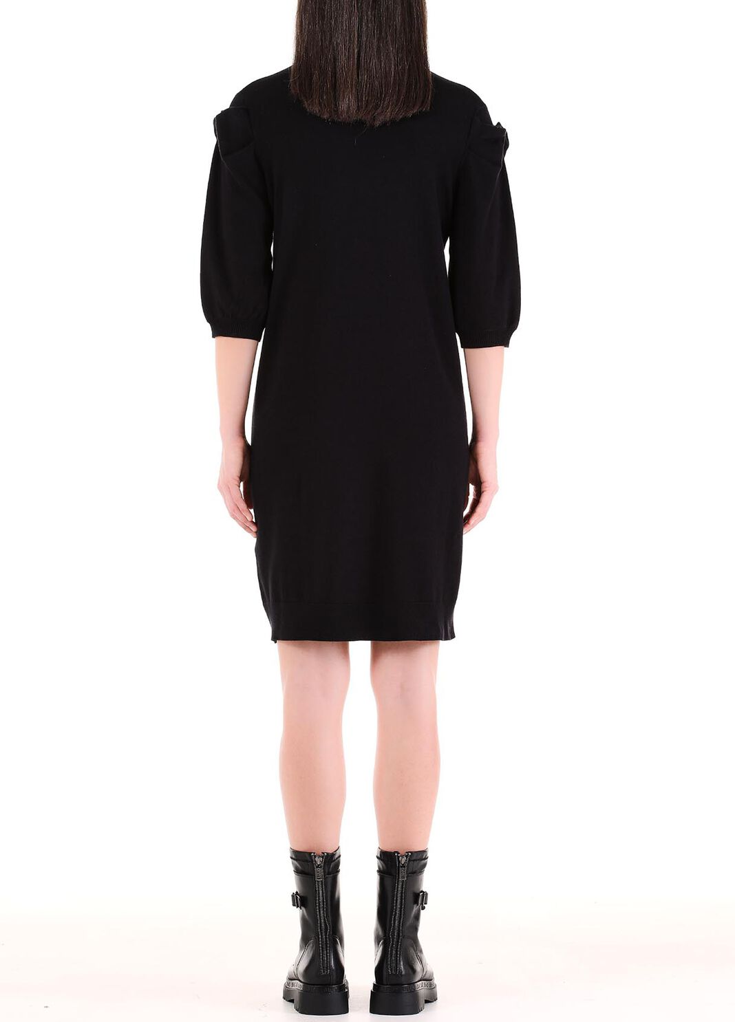 Robe noire en maille noir Liu Jo - large image number 1