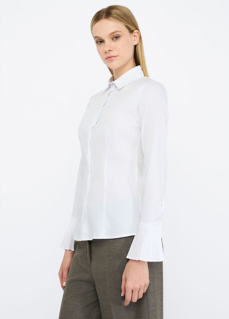 Shirt with pleated details white Liu Jo - large image number 3 Shirt with pleated details white Liu Jo - large image number 3