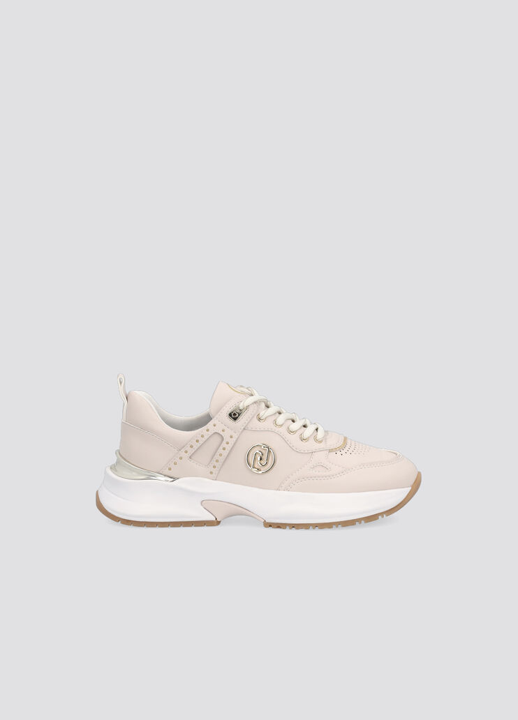 Eco-friendly sneakers milk/gold Liu Jo - large image number 0