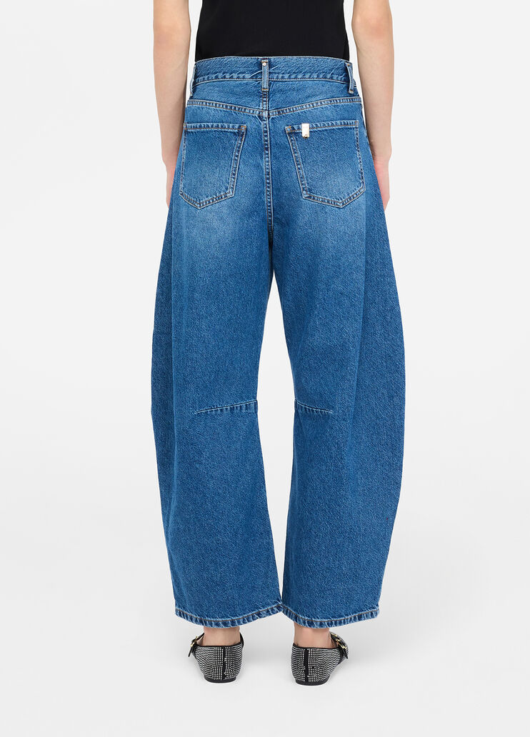 Jean Balloon denim bleu foncé Liu Jo - large image number 1 Jean Balloon denim bleu foncé Liu Jo - large image number 1