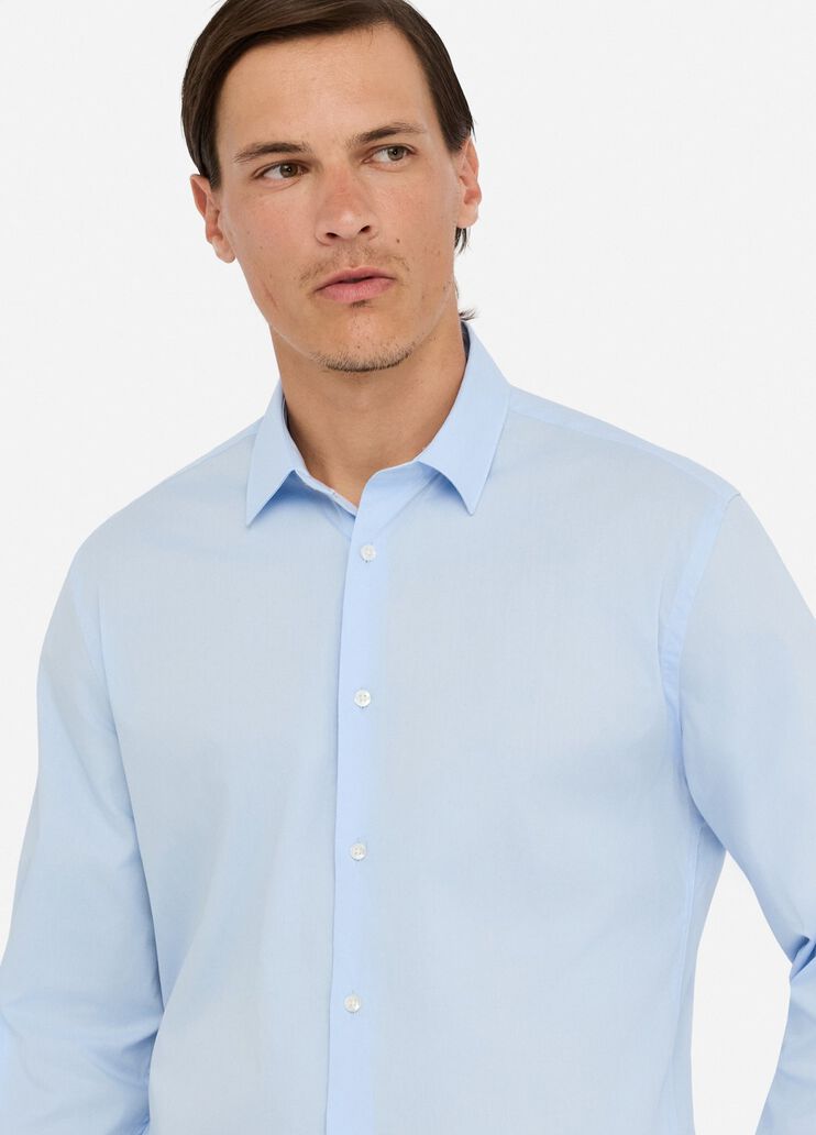 Schmal geschnittenes Hemd Azurblau Liu Jo - large image number 4