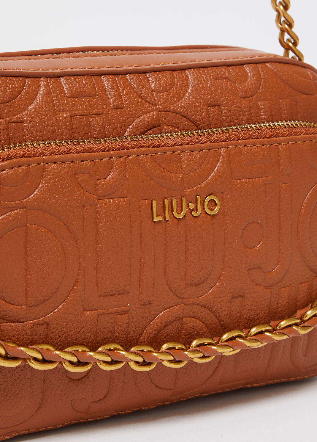 Mittelgro&szlig;e Umh&auml;ngetasche mit Zierkette braun Liu Jo - large image number 3