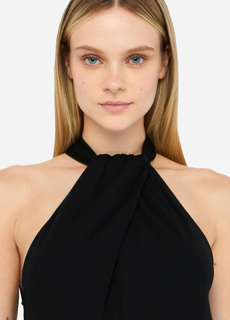 Dress with scarf black Liu Jo - large image number 2