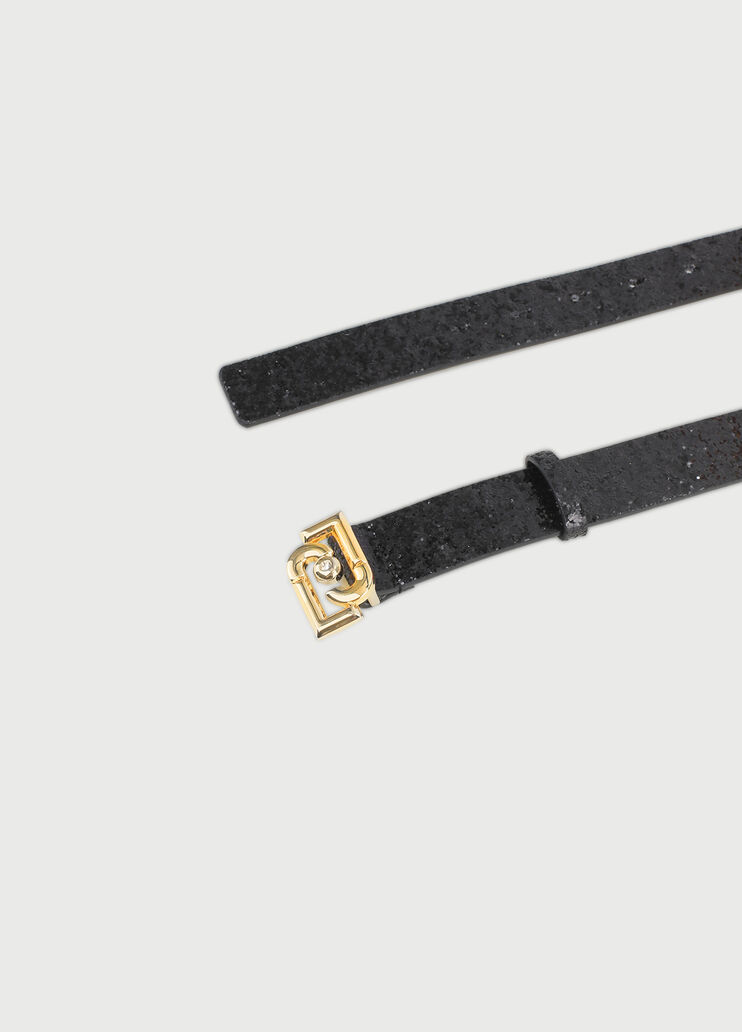Belt with glitter Black Liu Jo - large image number 1