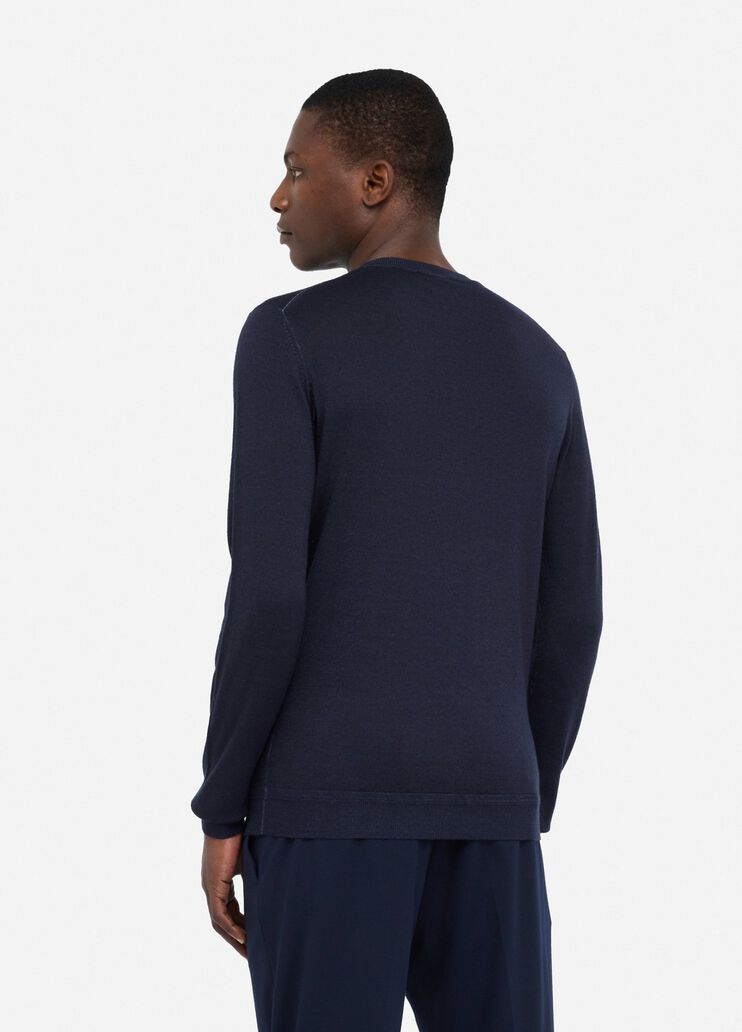 Wool jumper dark blue Liu Jo - large image number 1 Wool jumper dark blue Liu Jo - large image number 1