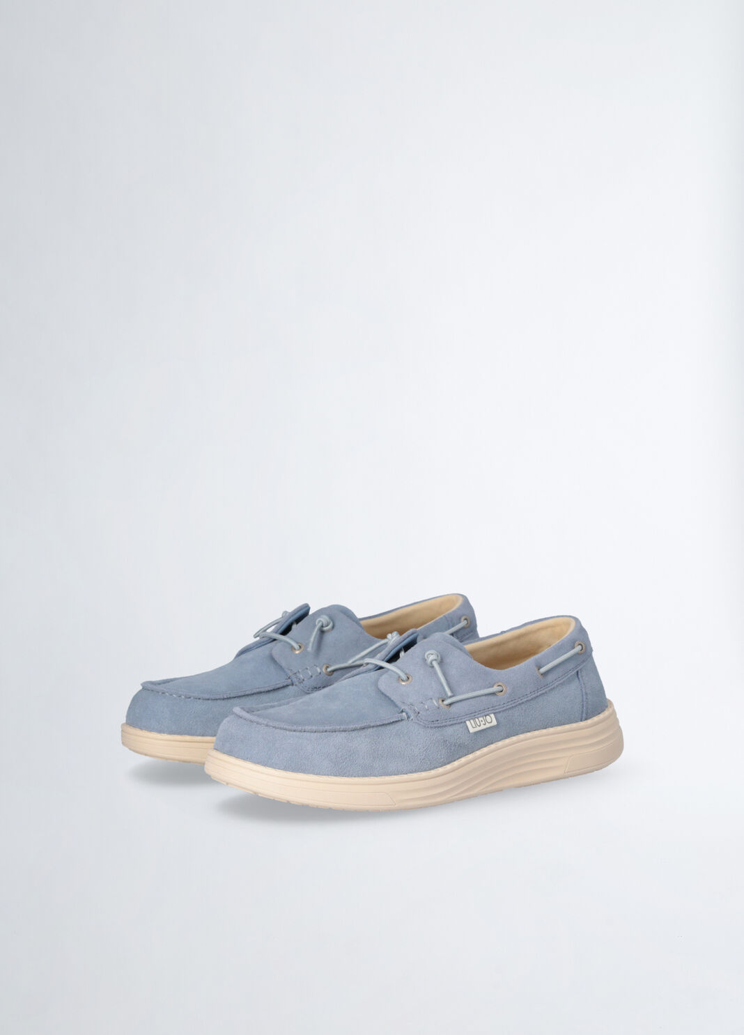 Casual suede loafers light blue Liu Jo - large image number 1