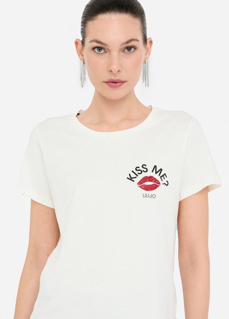 Cotton T-shirt white Liu Jo - large image number 2