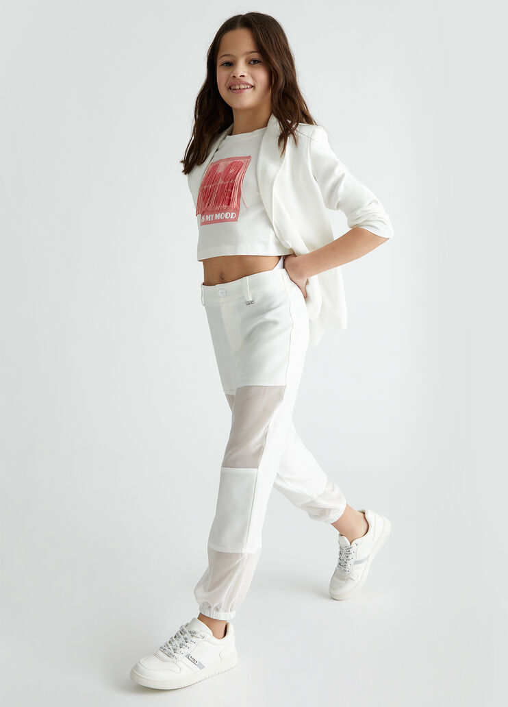 Crepe trousers white Liu Jo - medium Crepe trousers white Liu Jo - medium