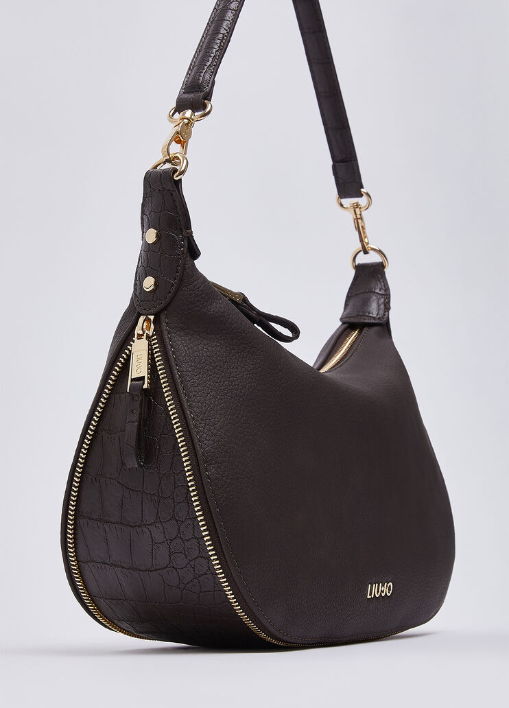 Medium hobo bag dark brown Liu Jo - medium