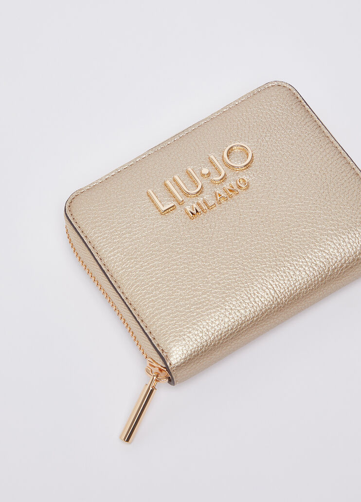 Small wallet light gold Liu Jo - medium