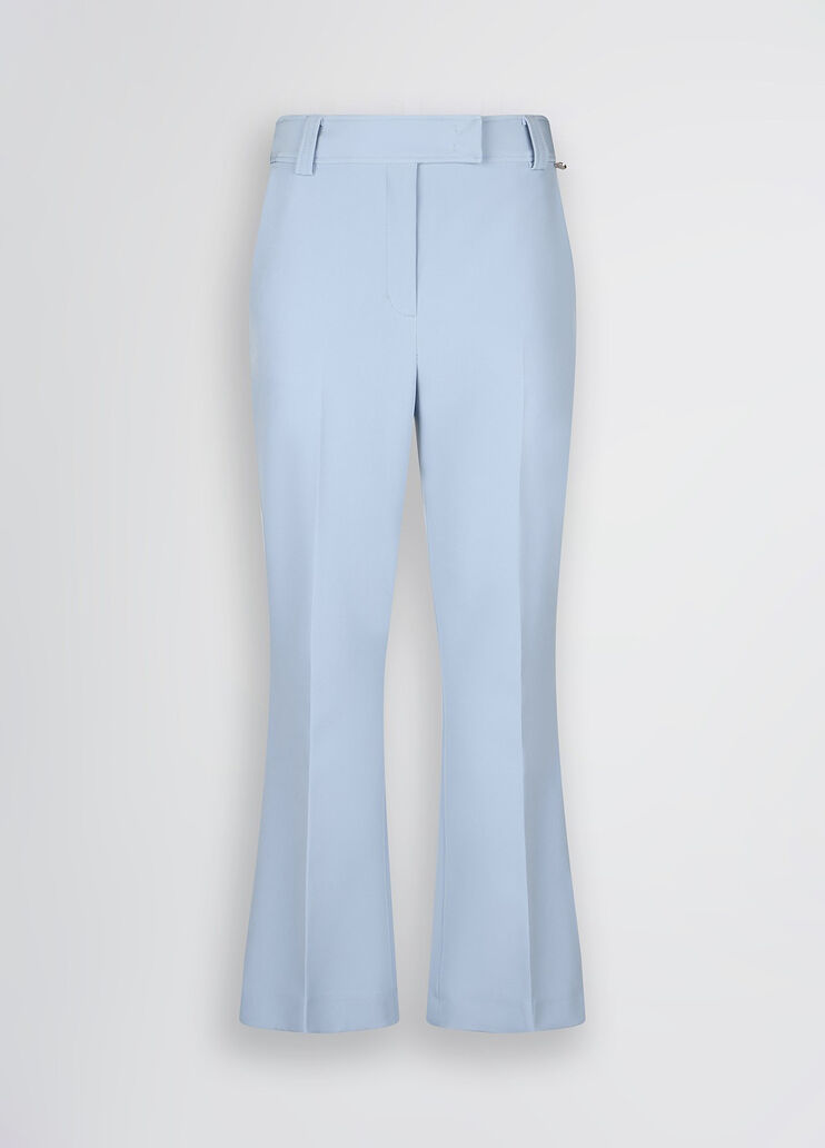 Cropped light blue trousers light blue Liu Jo - large image number 6 Cropped light blue trousers light blue Liu Jo - large image number 6