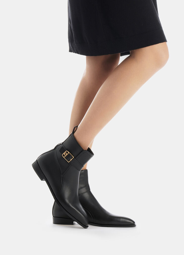Leather ankle boots black Liu Jo - large image number 0