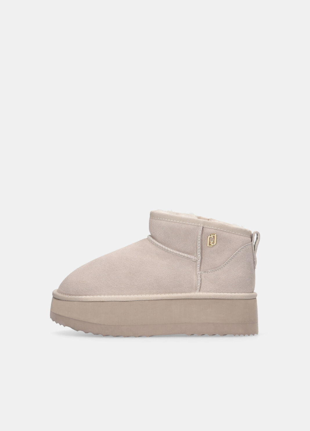 Warm platform ankle boots sand Liu Jo - large image number 5