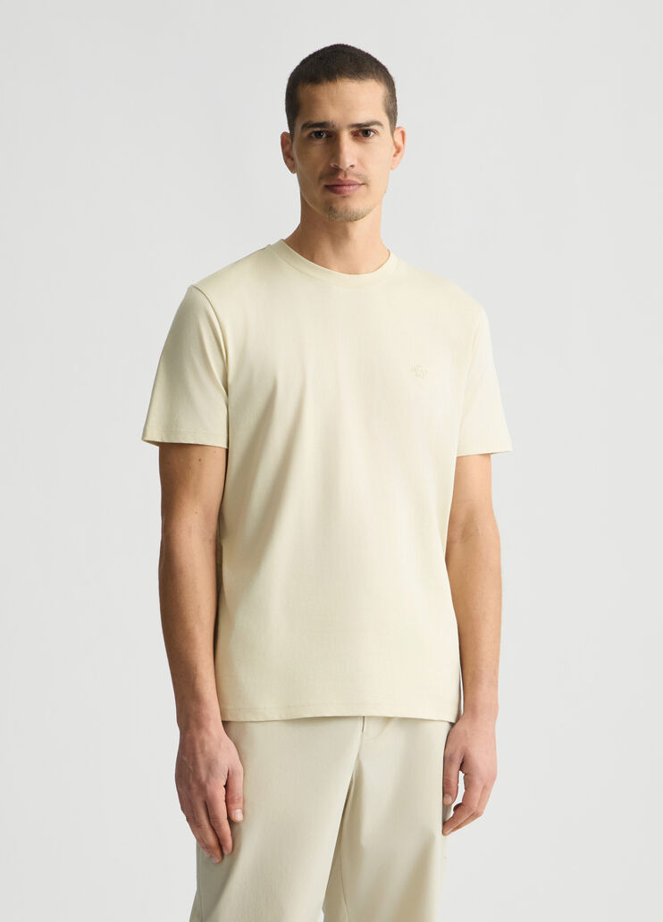 T-shirt with logo beige Liu Jo - large image number 0 T-shirt with logo beige Liu Jo - large image number 0