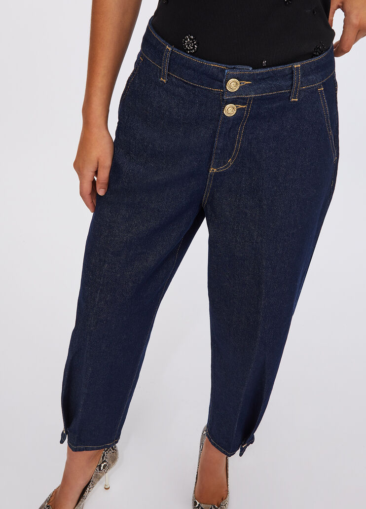 Cropped balloon jeans classic wash Liu Jo - large image number 2
