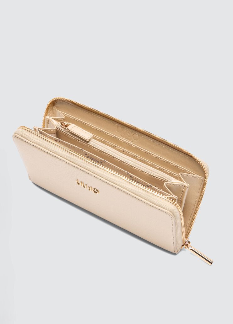 Large zip-around purse gold-colour Liu Jo - large image number 3 Large zip-around purse gold-colour Liu Jo - large image number 3