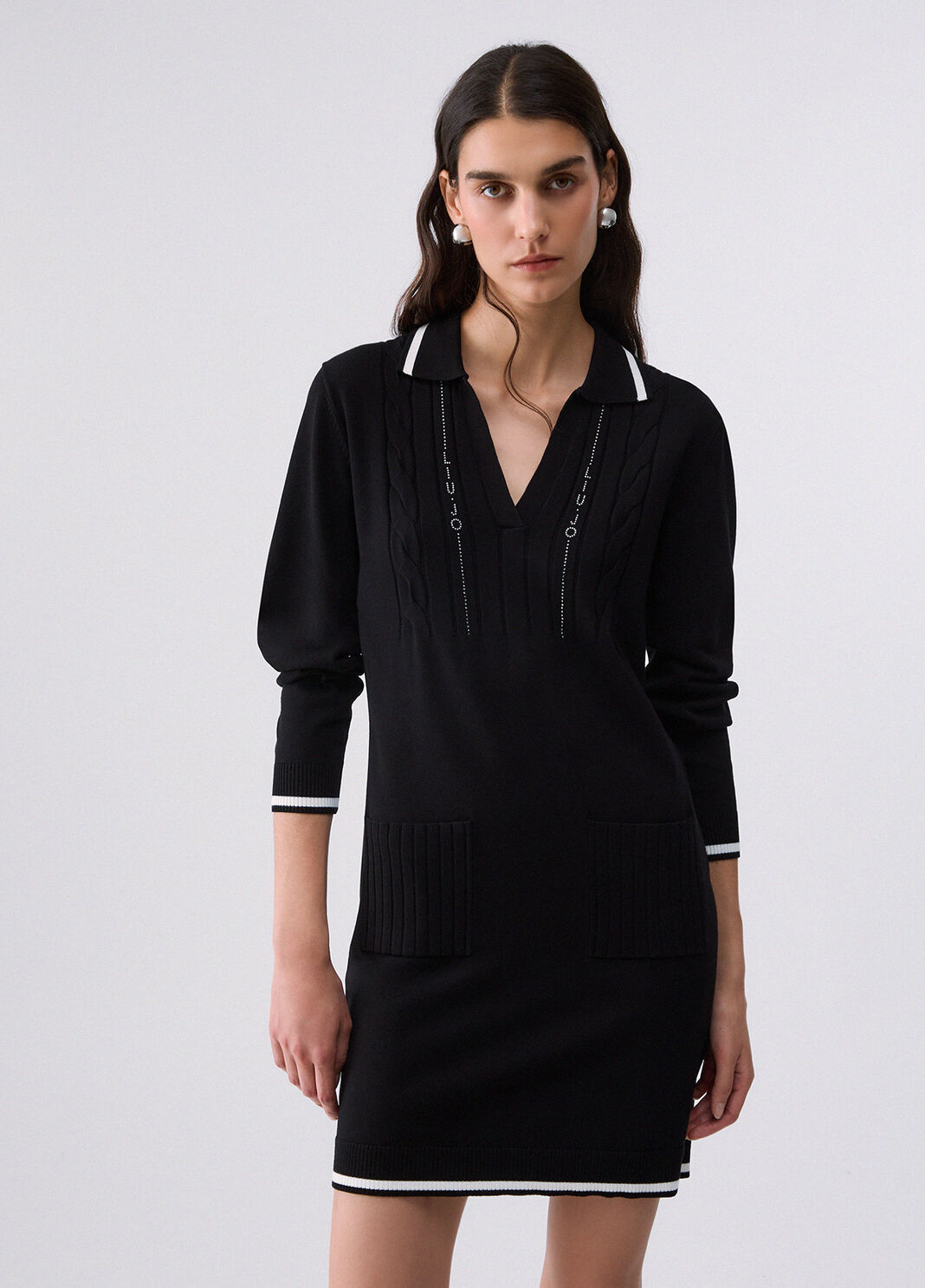 Short knit dress black Liu Jo - large image number 0