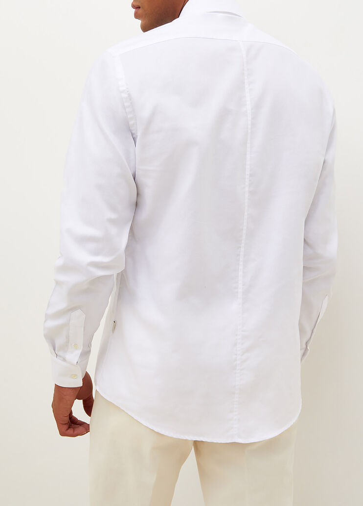 Camicia button down con ricamo bianco Liu Jo - large image number 1