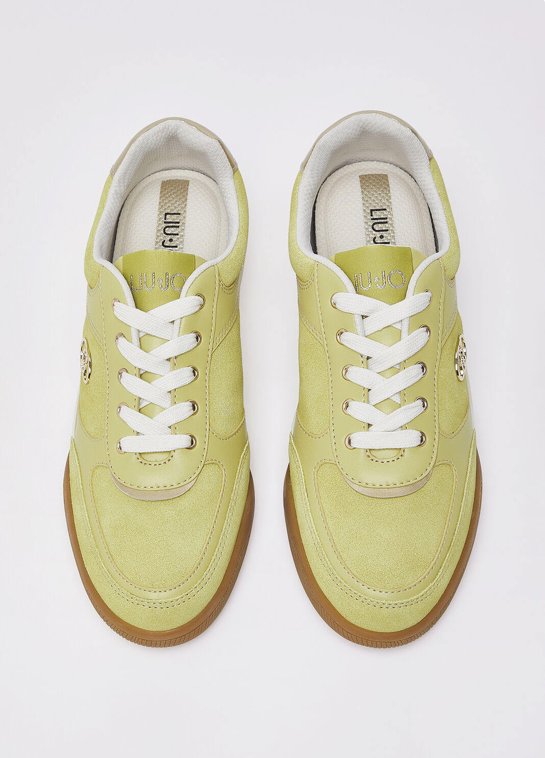 Suede sneakers lime Liu Jo - large image number 3