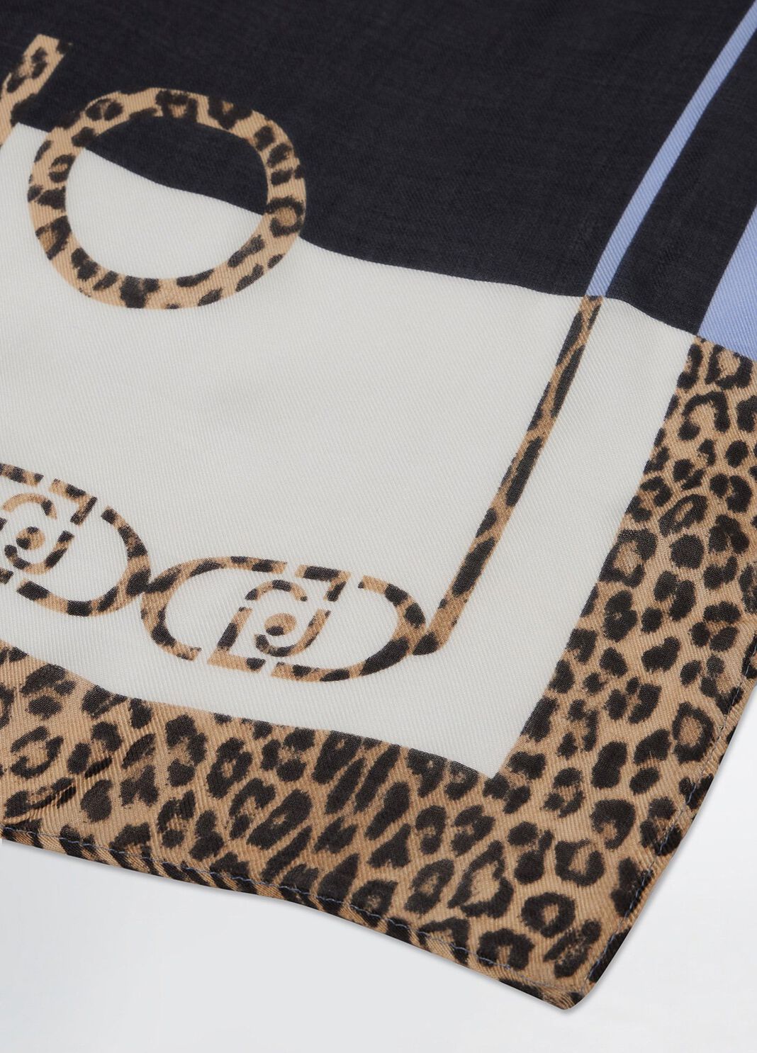 Foulard animalier azzurro Liu Jo - large image number 7