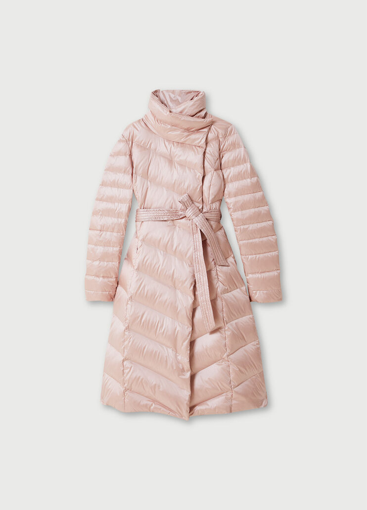Длинный пуховик с ремнём Розовый Liu Jo - large image number 4