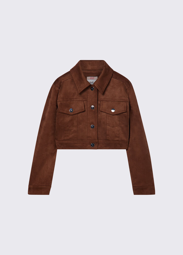 Microfibre jacket brown Liu Jo - medium