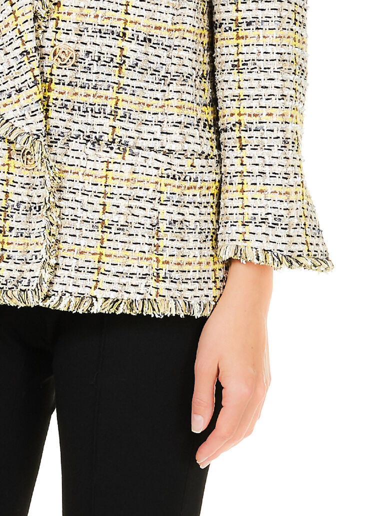  Tweed blazer Beige/yellow Liu Jo - large image number 2