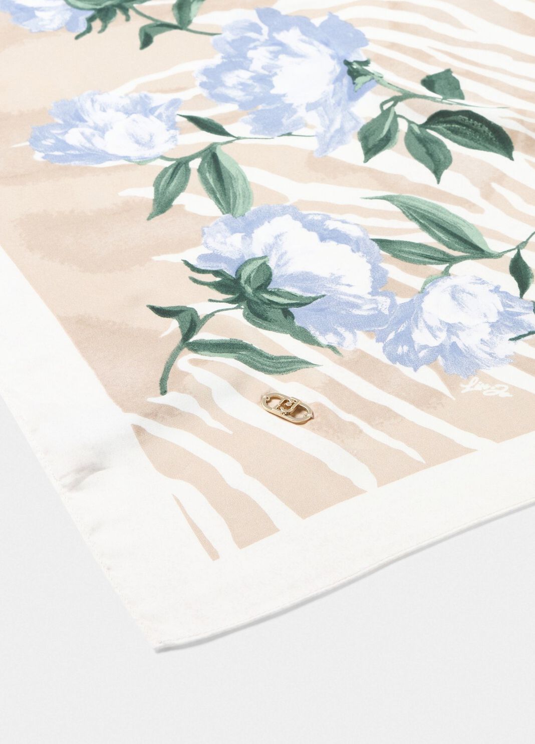 Bedrucktes Tuch Zebrabeige Liu Jo - large image number 2