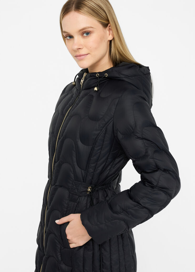 Quilted nylon coat black Liu Jo - large image number 3 Quilted nylon coat black Liu Jo - large image number 3