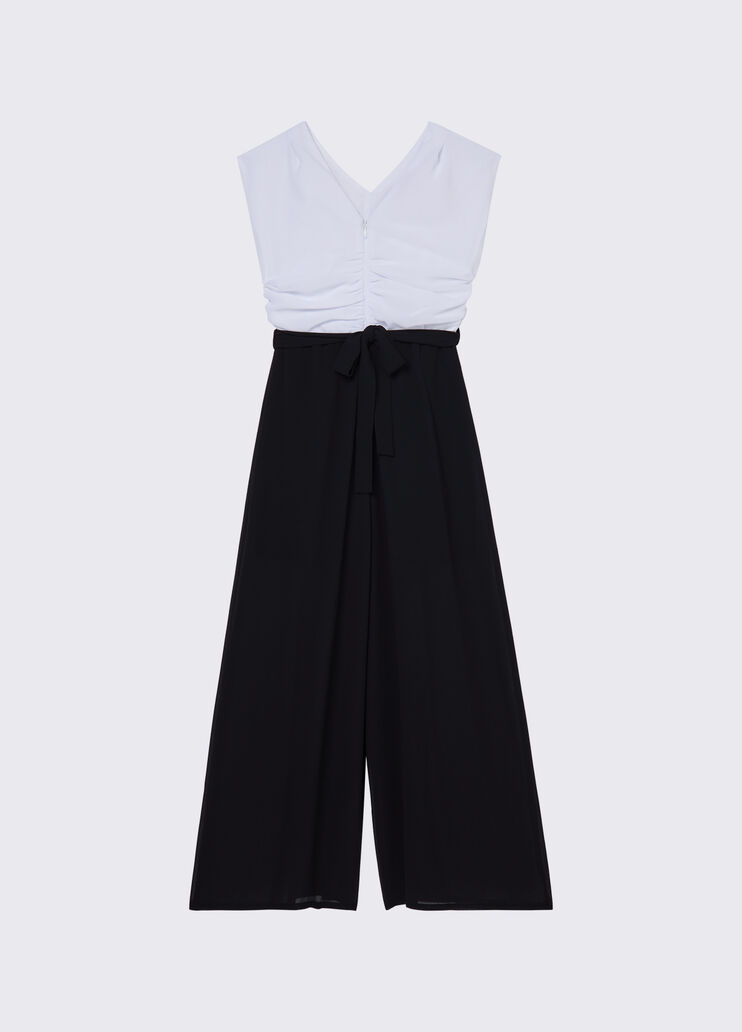 Tuta elegante con cintura bianco e nero Liu Jo - medium