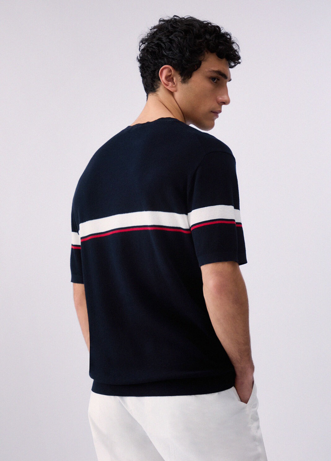 Knit T-shirt dark denim Liu Jo - large image number 1
