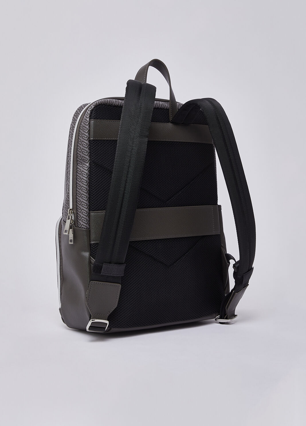 Zaino con logo monogram grigio Liu Jo - large image number 3