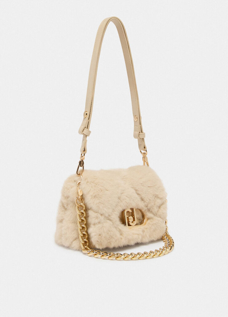 Small faux fur LaPuffy bag white Liu Jo - large image number 2