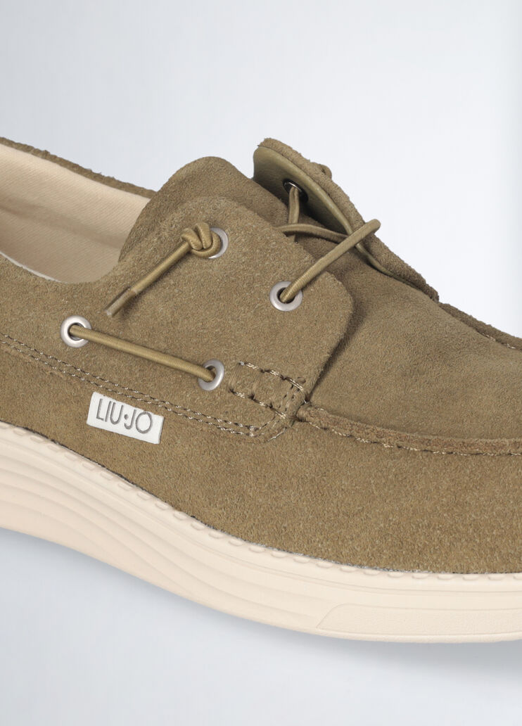 Casual suede loafers green Liu Jo - medium