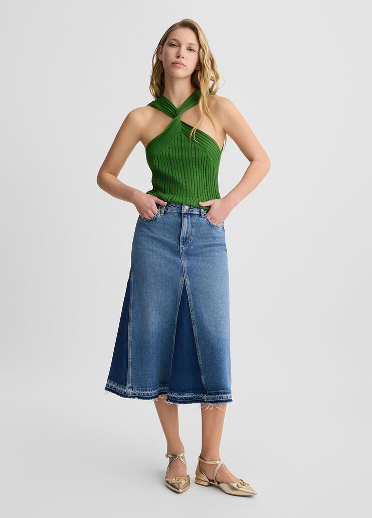 Denim skirt Blue denim Liu Jo - medium Denim skirt Blue denim Liu Jo - medium