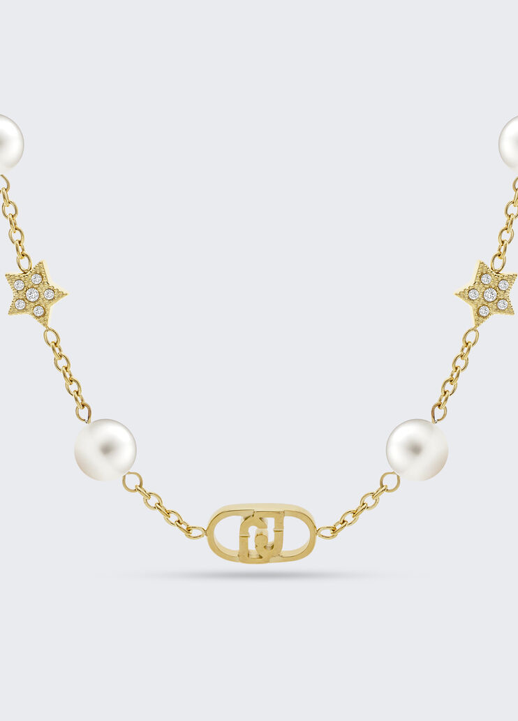 Collier de perles blanc Liu Jo - medium