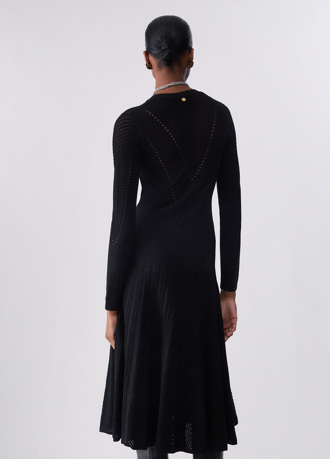 Knit Midi Dress black Liu Jo - large image number 1
