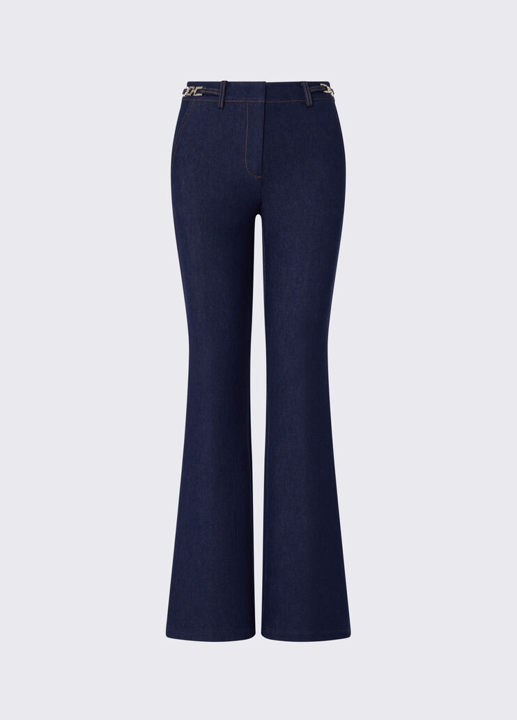 Bootcut jeans with chain detail Normal wash Liu Jo - medium