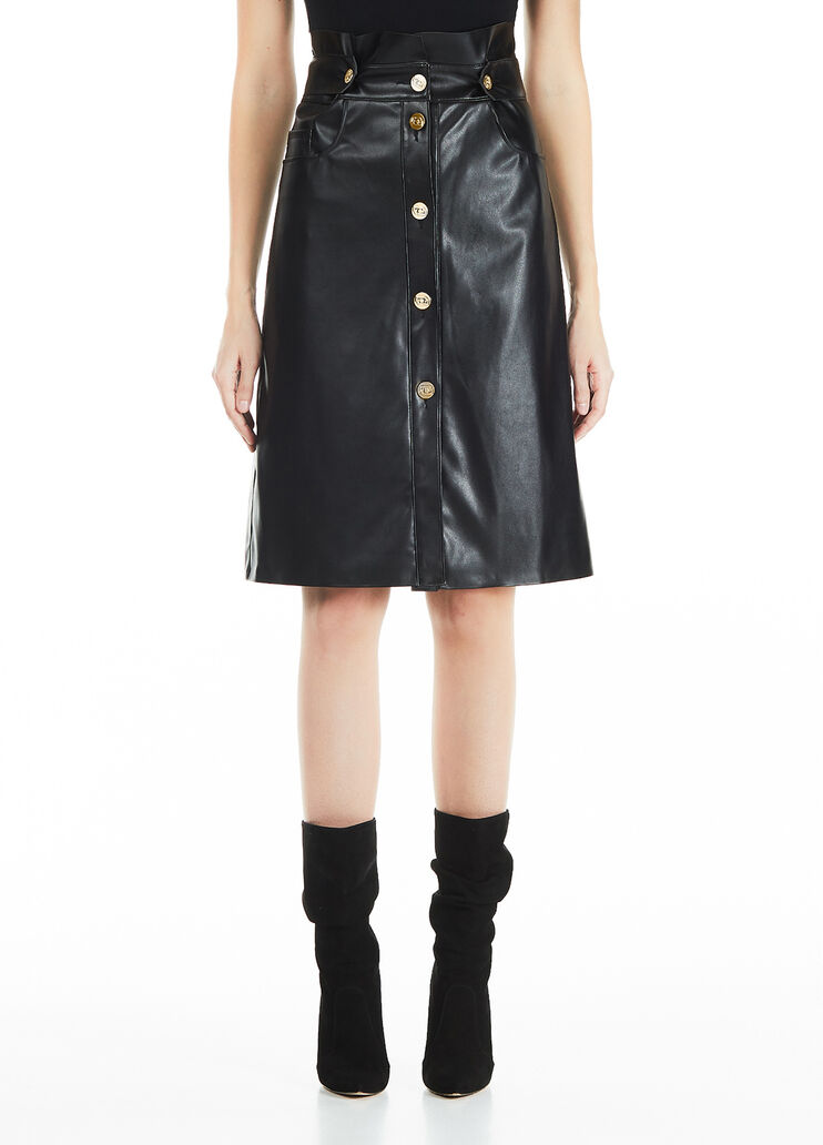 Faux leather midi skirt Black Liu Jo - large image number 0 Faux leather midi skirt Black Liu Jo - large image number 0