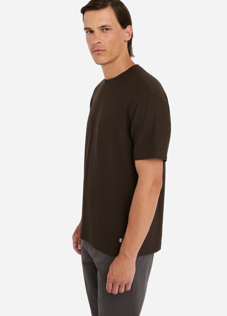 Cotton T-shirt dark chocolate brown Liu Jo - medium Cotton T-shirt dark chocolate brown Liu Jo - medium