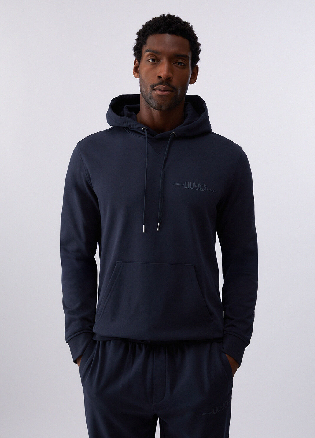 Kapuzensweatshirt Dunkelblau Liu Jo - large image number 0
