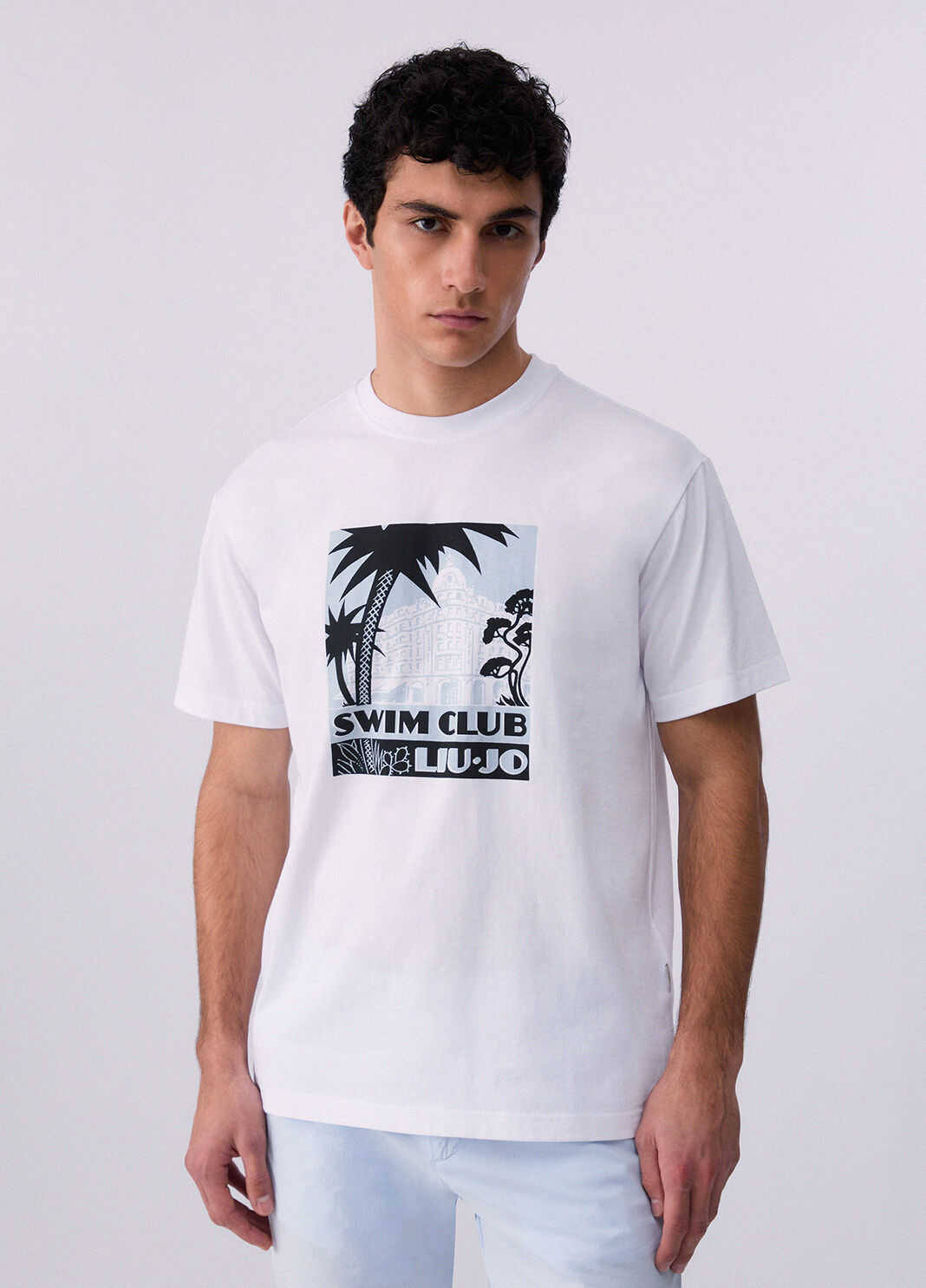 T-shirt with print white/palm tree Liu Jo - large image number 0