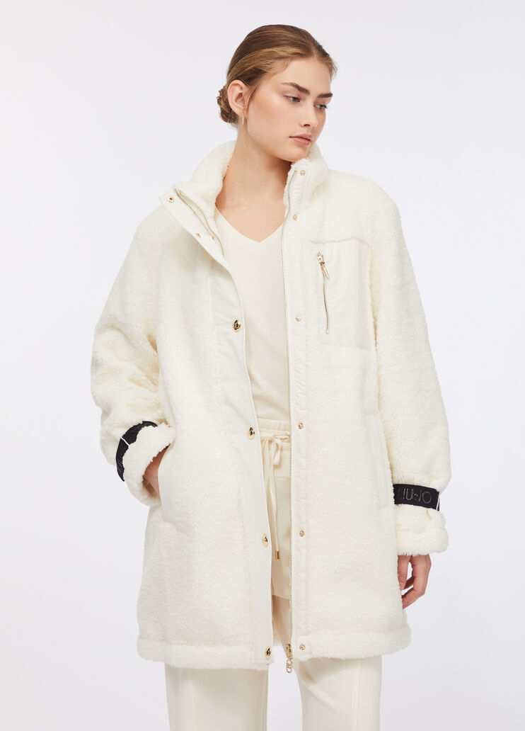 Reversible coat milk white Liu Jo - large image number 0