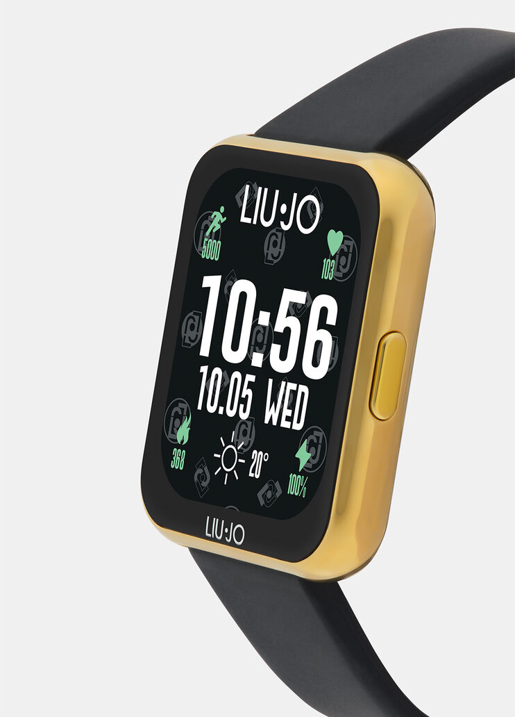Smartwatch with silicone strap black Liu Jo - medium Smartwatch with silicone strap black Liu Jo - medium