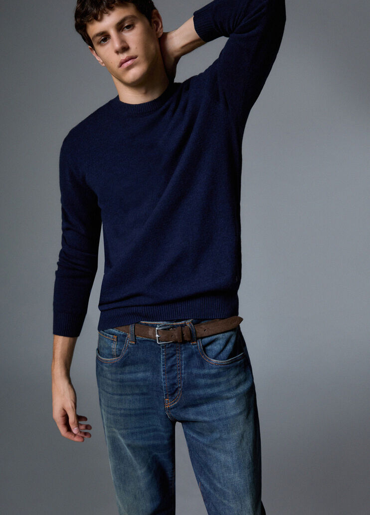 Wool and Cashmere Sweater dark blue Liu Jo - medium