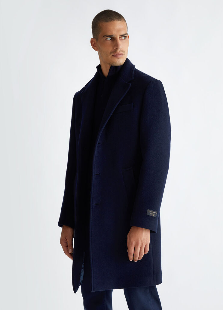 Cappotto di linea dritta in misto lana Donna, Nero | TWINSET Milano Cappotto di linea dritta in misto lana Donna, Nero | TWINSET Milano